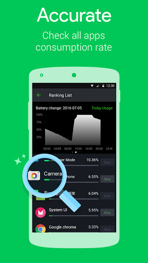 Save battery life on android